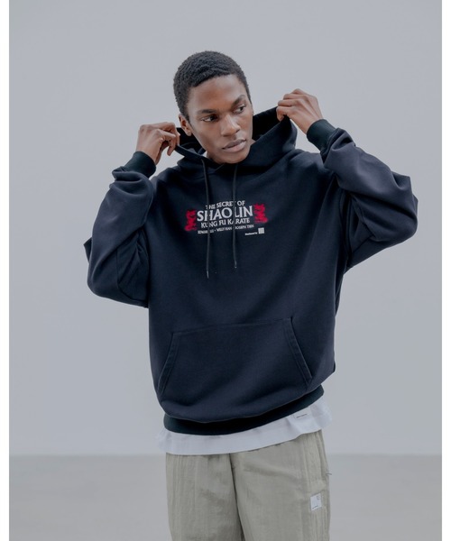 uniform　experiment　薄手パーカー uniform experiment パーカー THE SECRET OF SHAOLIN HOODIE メンズ