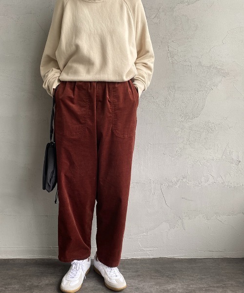 Danton（ダントン） コーデュロイパンツ 36 オフホワイト レディース