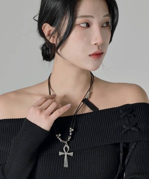 O'Clock Midnight 激レア　NAGUAL　ナガール　ペンダント　ネックレス　チョーカー　Y2K Y2k Vintage – Necklace Choker Silver Grunge アクセサリー