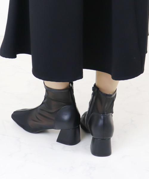 「LibertyDoll」 ショートブーツ M アイボリー レディース_画像4