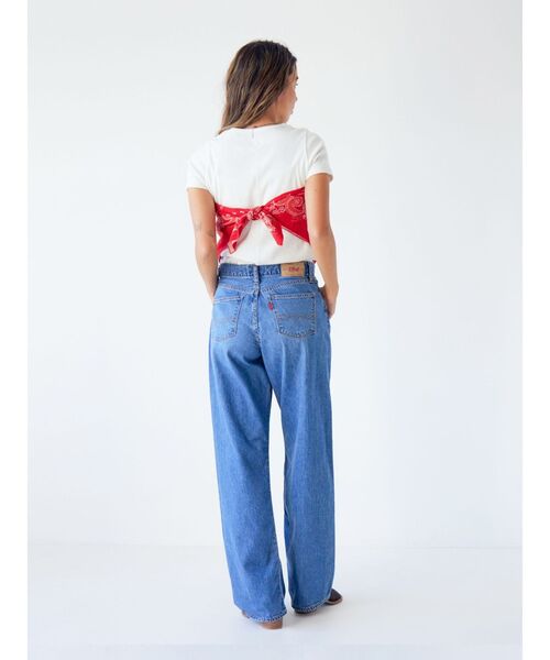 ⚠️★⚠️【美品】Ungrid デニムパンツ ライトブルー ストレートレッグ ストレートデニム パンツ レディース ボトムス ロング デニム
