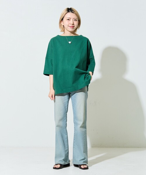 FREAK'S STORE tシャツ 限定展開 ボート ネック バスク 半袖 T