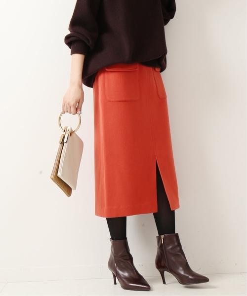 「Spick & Span」 タイトスカート 36 ホワイト レディース_画像2