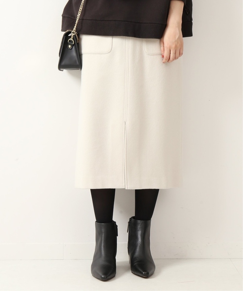 「Spick & Span」 タイトスカート 36 ホワイト レディース_画像3