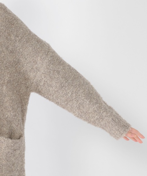 「studio CLIP」 ニットカーディガン FREE ライトグレー レディース_画像7