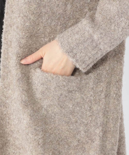 「studio CLIP」 ニットカーディガン FREE ライトグレー レディース_画像8