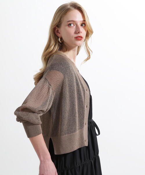 ピンキー＆ダイアン（PINKY&DIANNE）/◆コットンGIMAメッシュカーディガン PINKY&DIANNE（ピンキー アンド ダイアン） カーディガン コットンGIMA