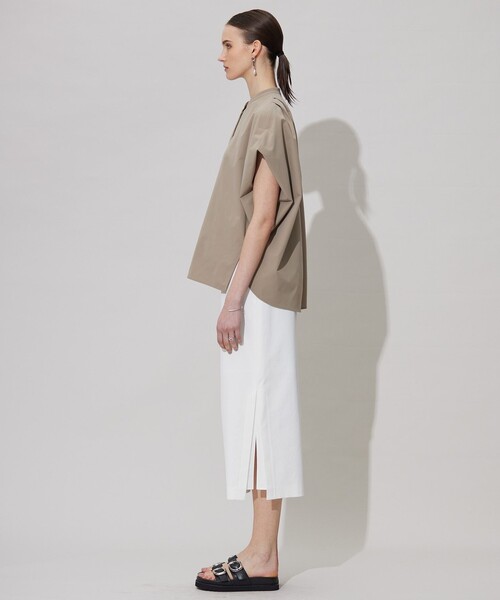 ICB（アイシービー） ブラウス シャツ ヴィンテージスパンブロード