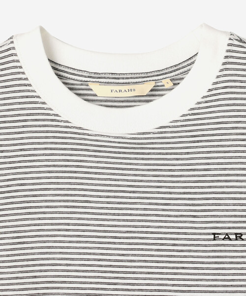 FARAH tシャツ | 「別注」 マルチストライプ 半袖Tシャツ WOMEN