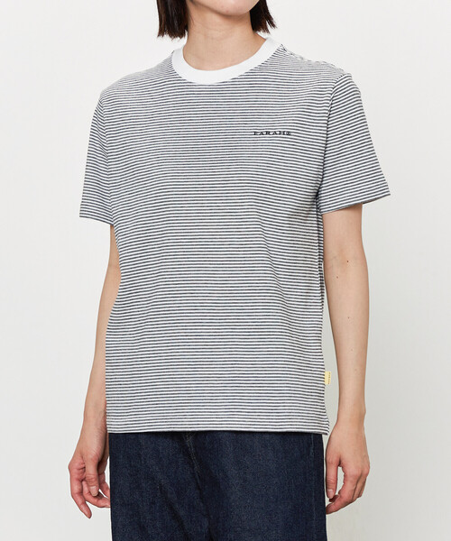 tシャツ FARAH | 「別注」 マルチストライプ  半袖Tシャツ WOMEN レディース