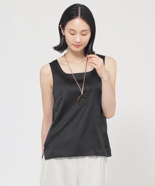 tシャツ EasyCare+デザインタンクトップ レディース 前開き】 タンクトップ（パッド付） CI4058N :レディース トップス