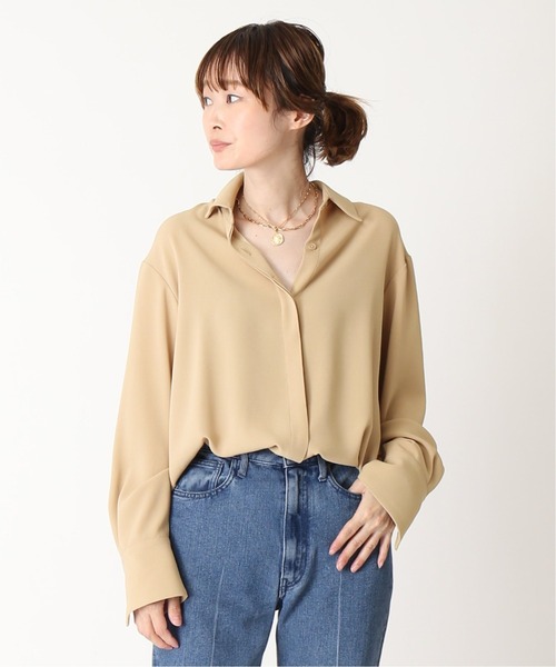 「Deuxieme Classe」 長袖シャツ FREE ベージュ レディース Deuxieme Classe 「Deuxieme Classe」 「MUSE de Classe」長袖