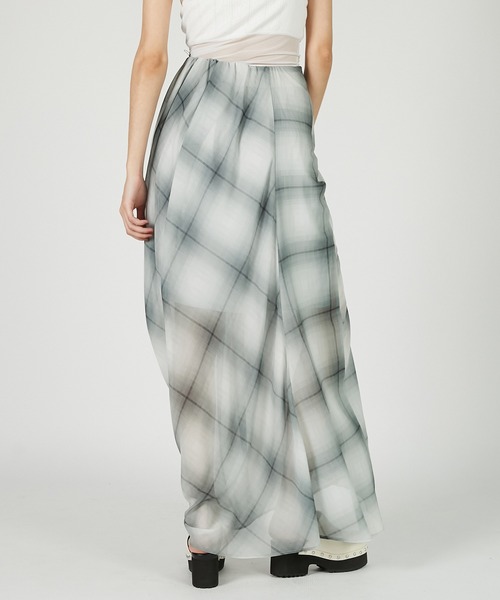 【PRANK PROJECT】マルチチェックレースアップスカート Multi Check Lace-Up Skirt