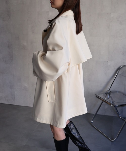 「sakishimatokyo」 トレンチコート FREE ベージュ レディース_画像6