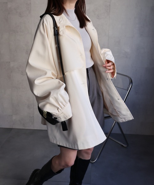 「sakishimatokyo」 トレンチコート FREE ベージュ レディース_画像9
