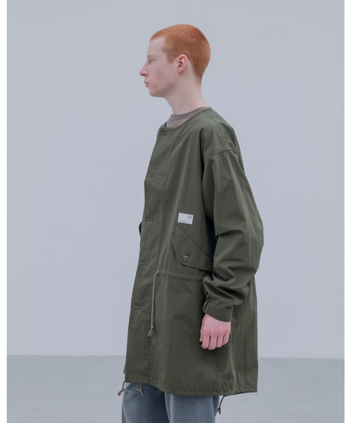 ノーカラーコート コート PROTECTIVE COAT メンズ レディースの画像