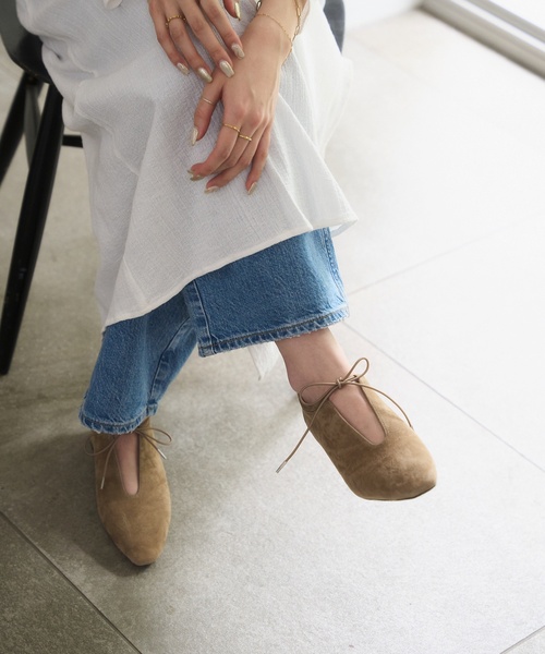 LE TALON パンプス 3.5cmレザーレースアップパンプス : ZOZOTOWN