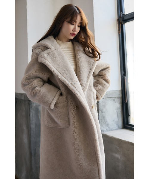 極美品✨ Her lip to ハーリップトゥ ファーコート ベージュ Sサイズ Her lip to コート S ベージュ レディース : ZOZOTOWN Yahoo!店 - 通販