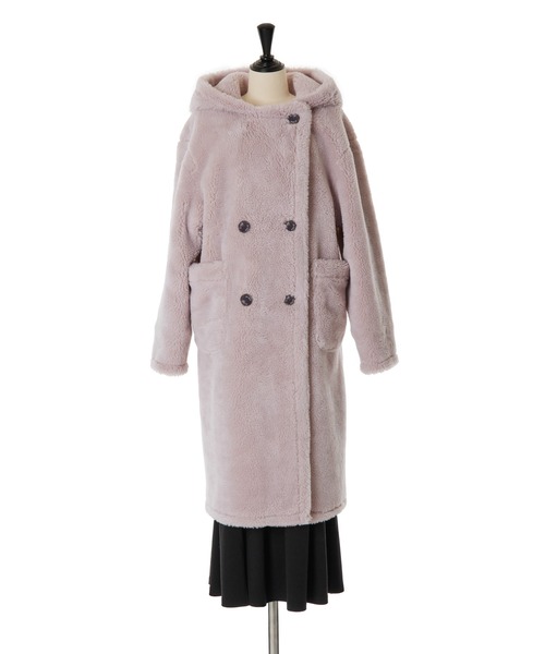 極美品✨ Her lip to ハーリップトゥ ファーコート ベージュ Sサイズ Winter Love Faux Fur Coat（その他アウター）｜Her lip to（ハー