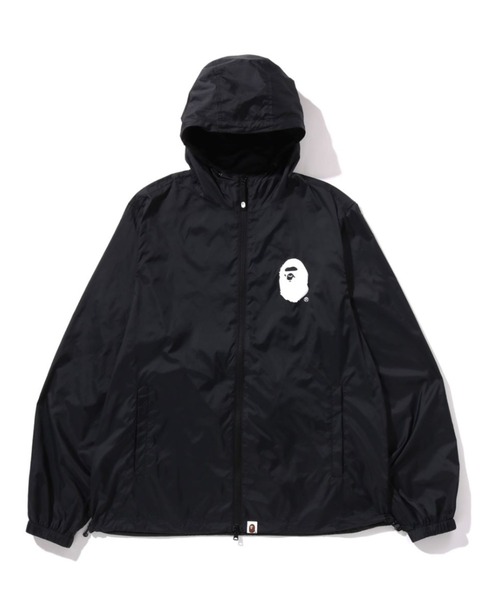 ジャケット・アウター A BATHING APE x COMME Jacket Black A BATHING APE（アベイシングエイプ） 旅行 APE HEAD PACKABLE JACKET
