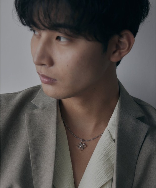 GRAiL（アクセサリー） ネックレス Cross logo necklace メンズ