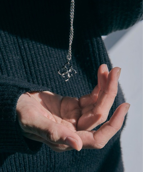 GRAiL（アクセサリー） ネックレス Cross logo necklace メンズ
