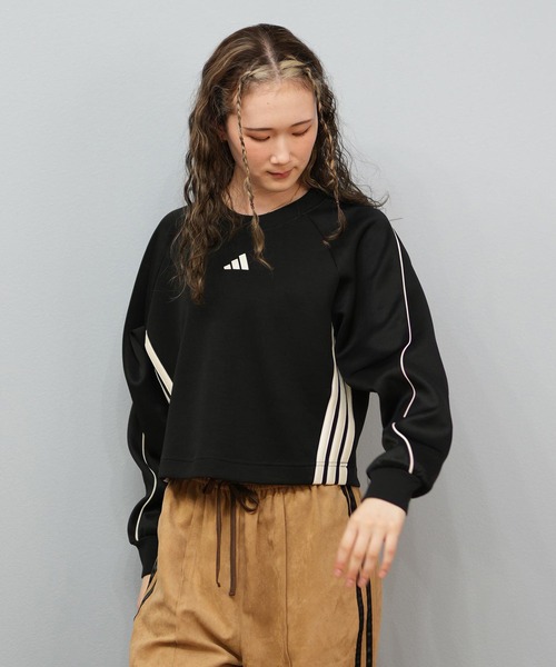 adidas（アディダス） トレーナー スウェット スリーストライプ