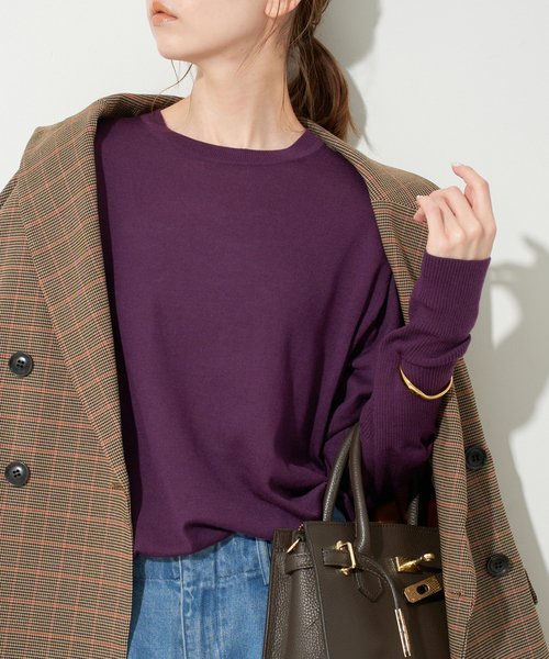 ニット セーター 「追加」ウォッシャブルプレーンニット レディース SLOBE IENA ニット セーター 「追加」ウォッシャブルプレーン