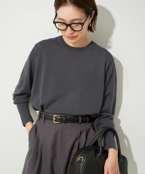 ニット セーター 「追加」ウォッシャブルプレーンニット レディース SLOBE IENA ニット セーター 「追加」ウォッシャブルプレーン