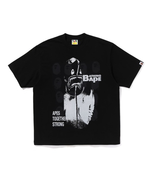 A BATHING APE ロゴ プリントTシャツ 袋付き アベイシングエイプ A BATHING APE ロゴ プリント 半袖 Tシャツ