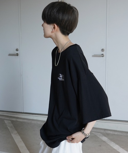 「Mark Gonzales」 7分袖Tシャツ S グリーン系その他2 メンズ