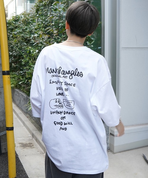 「Mark Gonzales」 7分袖Tシャツ S グリーン系その他2 メンズ