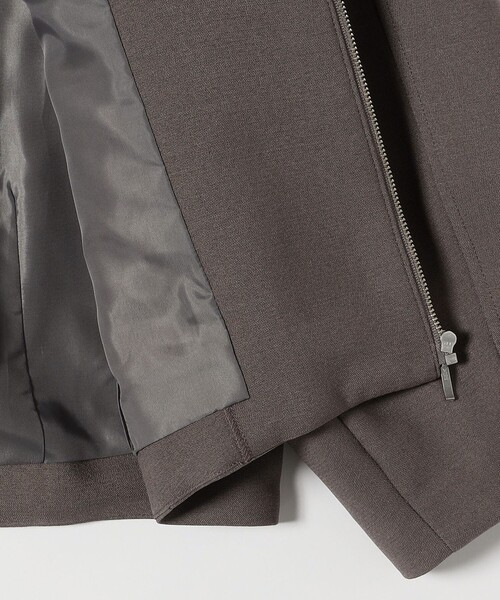 SHIPS any ジャケット ノーカラージャケット any:「洗濯機可能」ダブル