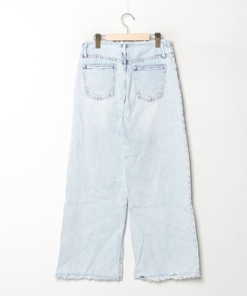 「EMODA」 加工デニムパンツ MEDIUM ライトブルー レディース