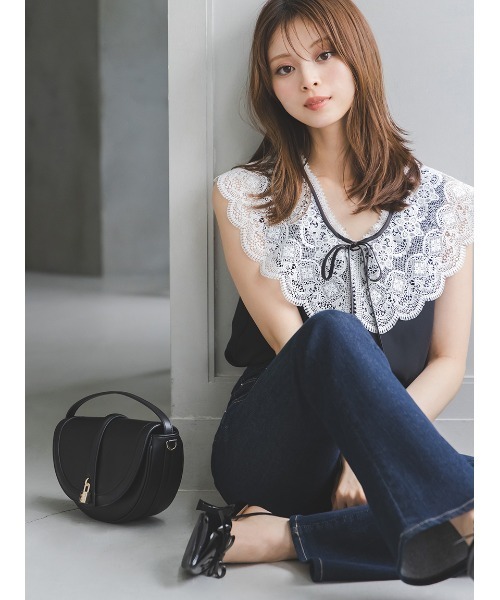 SNIDEL（スナイデル） パンツ 「STYLEUPPANTS」ハイウエストフレア