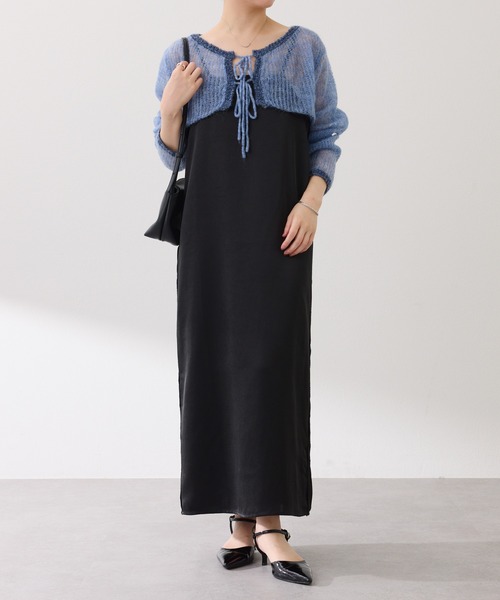 COLLAGE GALLARDAGALANTE ペイズリー ワンピース R147 COLLAGE GALLARDAGALANTE ワンピース バイアスストライプ