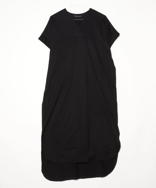 mizuiroind（ミズイロインド） 半袖ワンピース - ブラック レディース