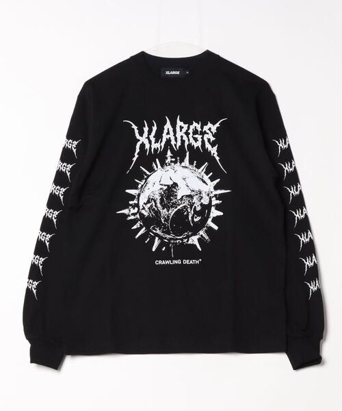 「XLARGE」 長(zhǎng)袖Tシャツ L ブラック メンズ