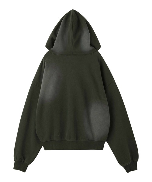 X-girl（エックスガール） パーカー SPRAY PRINT ZIP UP HOODIE