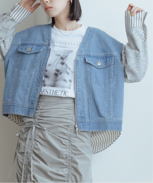 Eimee Law（エイミーロウ） ブルゾン 38 ライトグレー レディース