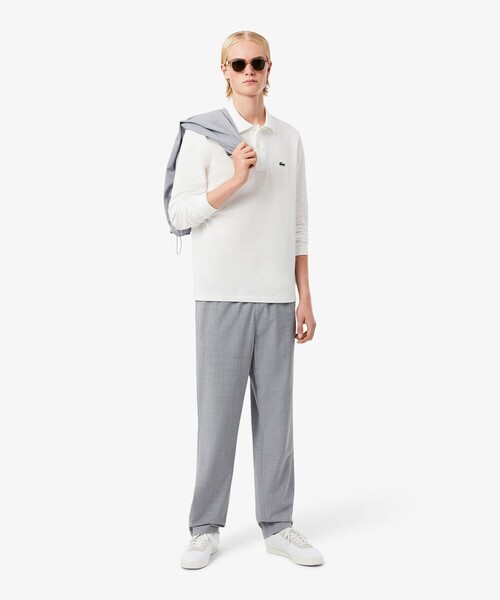 LACOSTE（ラコステ） ワイドパンツ スラックス ウールフランネル