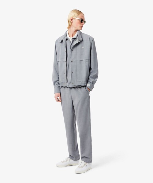 LACOSTE（ラコステ） ワイドパンツ スラックス ウールフランネル