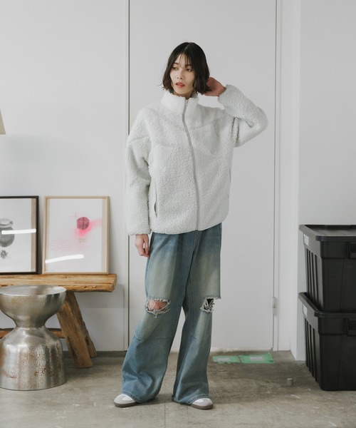 Reebok（リーボック） ブルゾン アウター CLASSIC VECTOR BOA JACKET