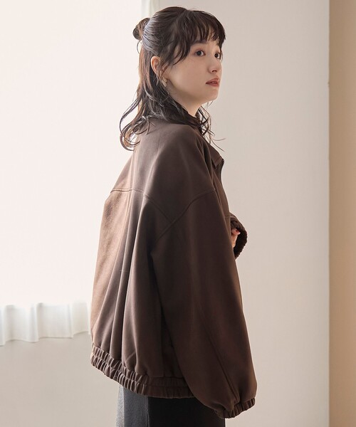 coen（コーエン） ブルゾン アウター スエードライクブルゾン