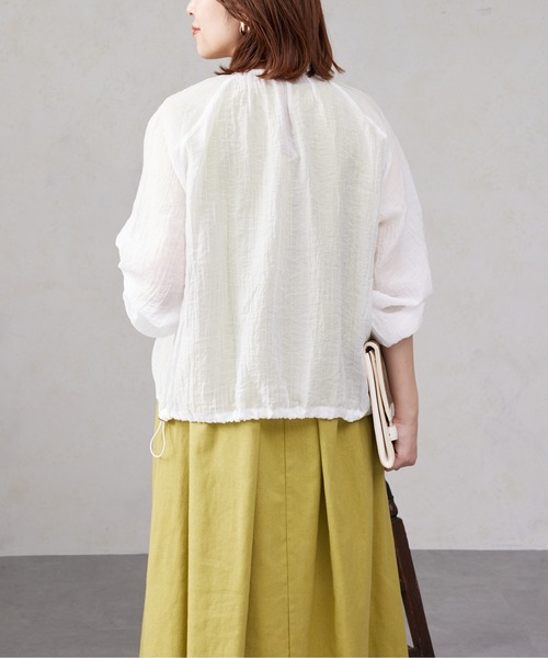 「Chez toi」 ジップアップブルゾン FREE ライトグレー レディース_画像8