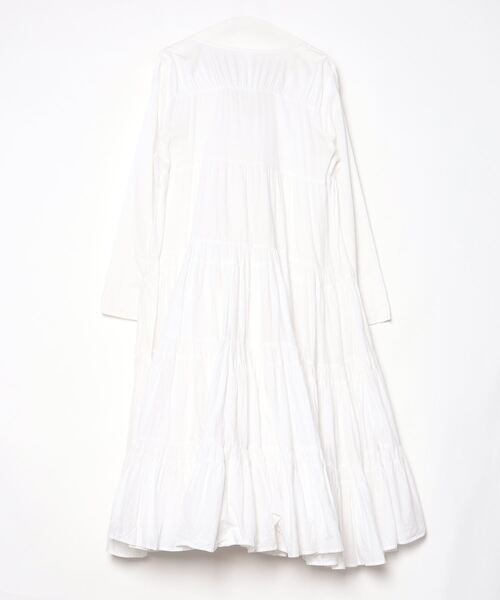 「merlette」 長袖ワンピース L ホワイト レディース_画像2