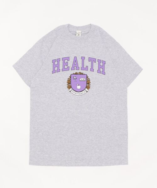 「SPORTY&RICH」 半袖Tシャツ SMALL チャコールグレー レディース_画像2