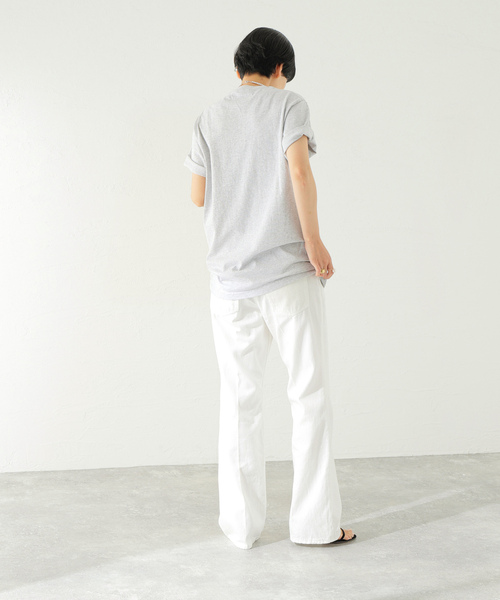 「SPORTY&RICH」 半袖Tシャツ SMALL チャコールグレー レディース_画像4