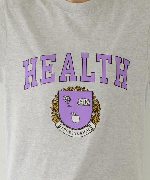 「SPORTY&RICH」 半袖Tシャツ SMALL チャコールグレー レディース_画像9
