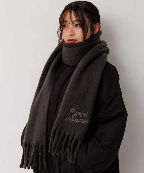 repipi armario（レピピアルマリオ） マフラー フリンジマフラー